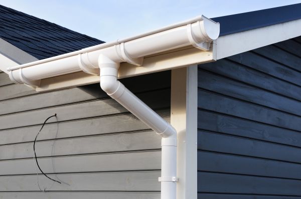 PVC Rain Gutter Installation in South Zanesville