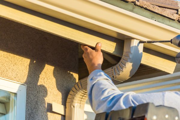 Aluminum Rain Gutter Service in South Zanesville