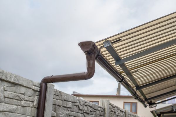 Plastic Downspout Installation in South Zanesville